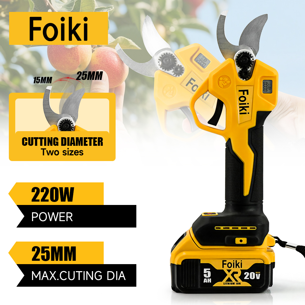 Gardening Tools Scissors - مقص تقليم كهربائي بدون فرشاة M-WALK