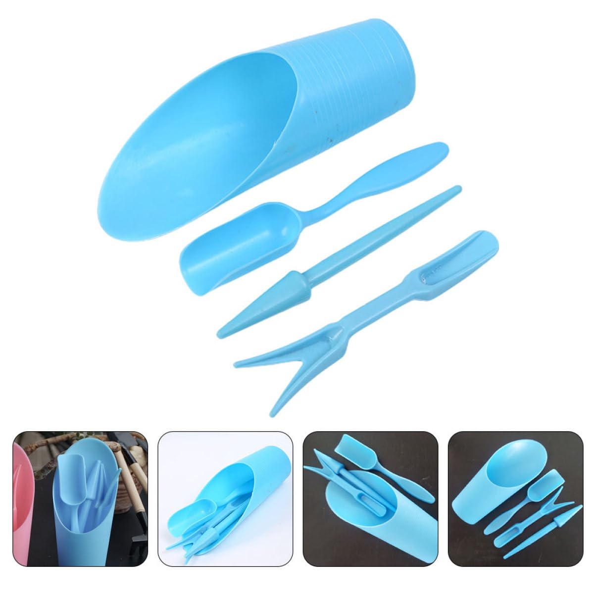 Gardening Tools Wholesale - 4 قطعة/المجموعة ، مجرفة دلو بلاستيكية