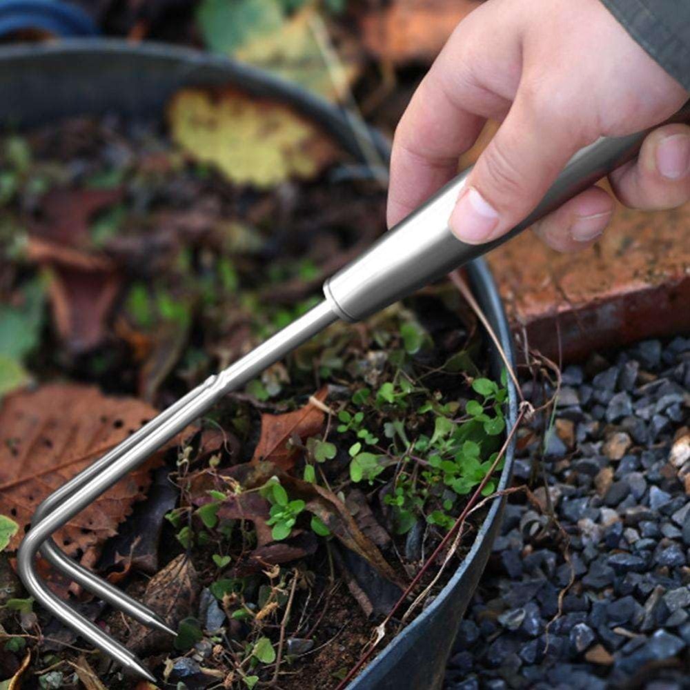 Gardening Tools To Remove Weeds - الفولاذ المقاوم للصدأ الاعشاب مجتذب 2-7