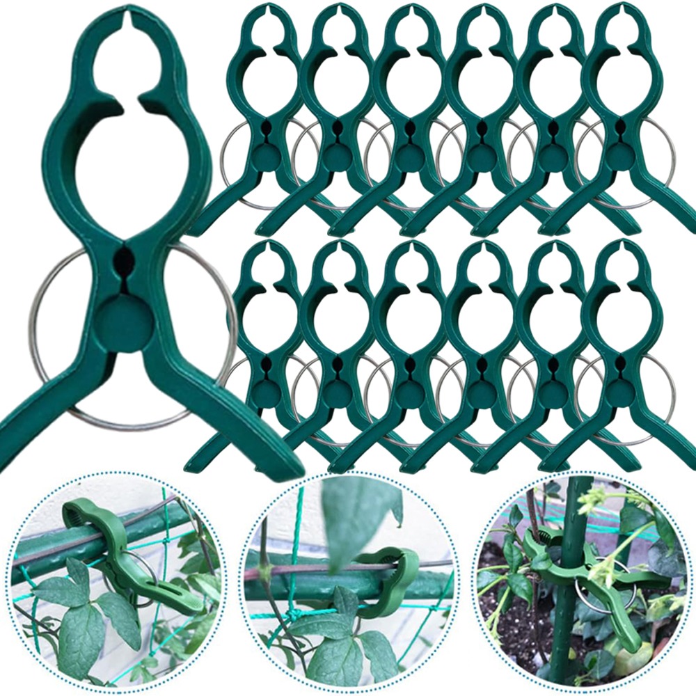 Gardening Tools For Vines - 50/10 قطعة مشابك تثبيت نباتات الخضروات،
