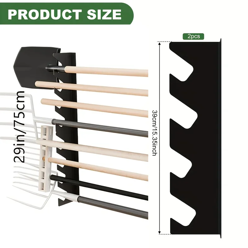 Gardening Tools Rack - حامل أدوات حدائق معدني متين مع
