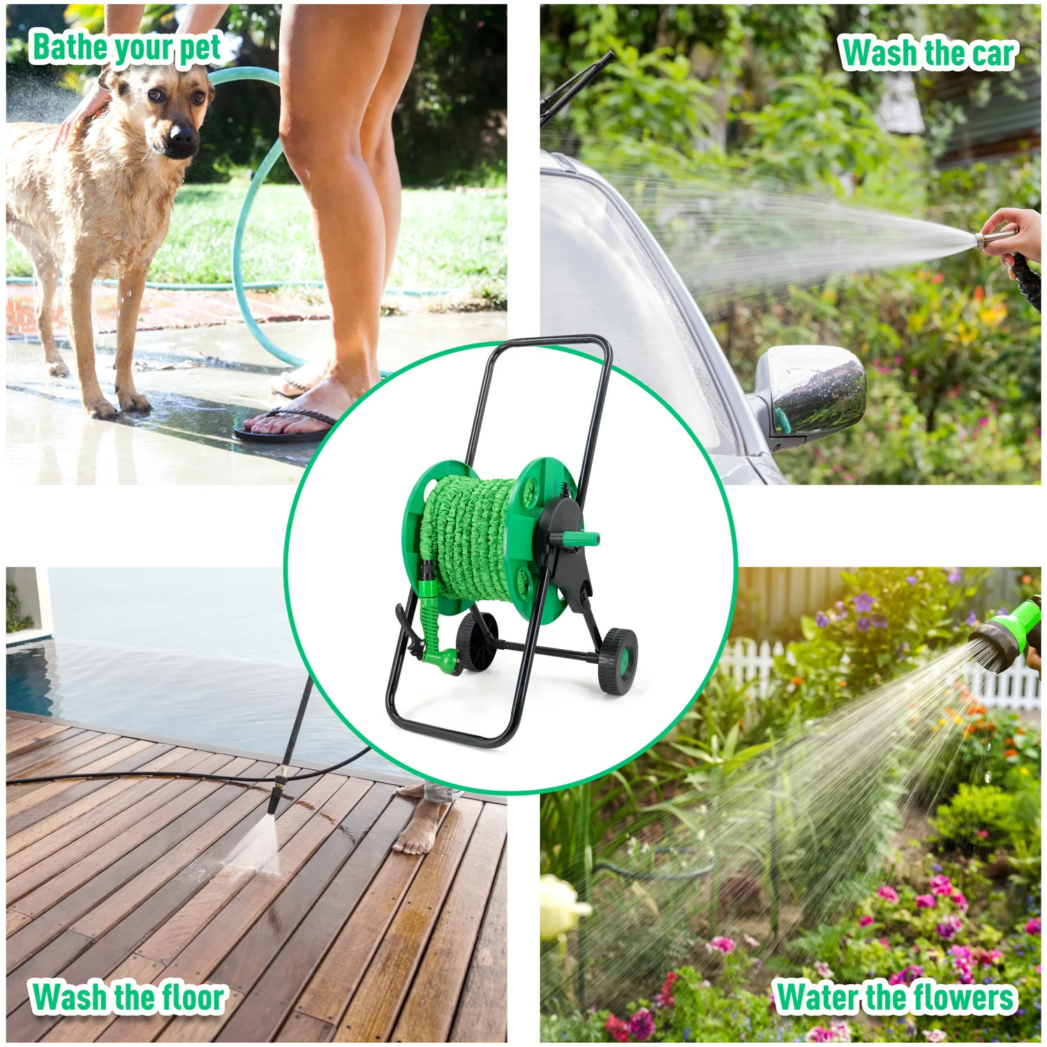 Gardening Tools Rack - حامل تخزين أنابيب المياه الفاخر للأدوات