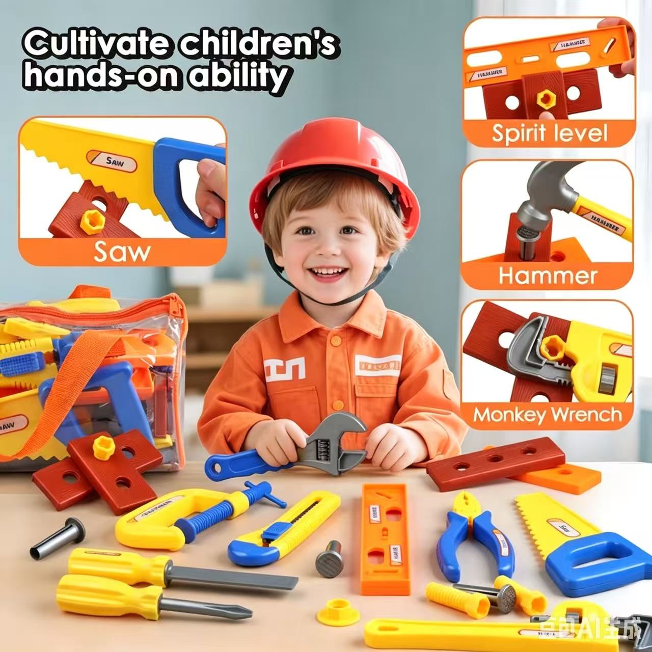 Gardening Tools Set Gift - مجموعة أدوات صيانة بلاستيكية للعب الأطفال