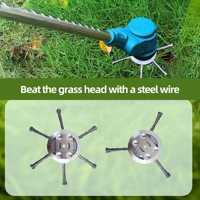 Gardening Tools To Remove Grass - رأس تشذيب العشب من أسلاك الفولاذ،