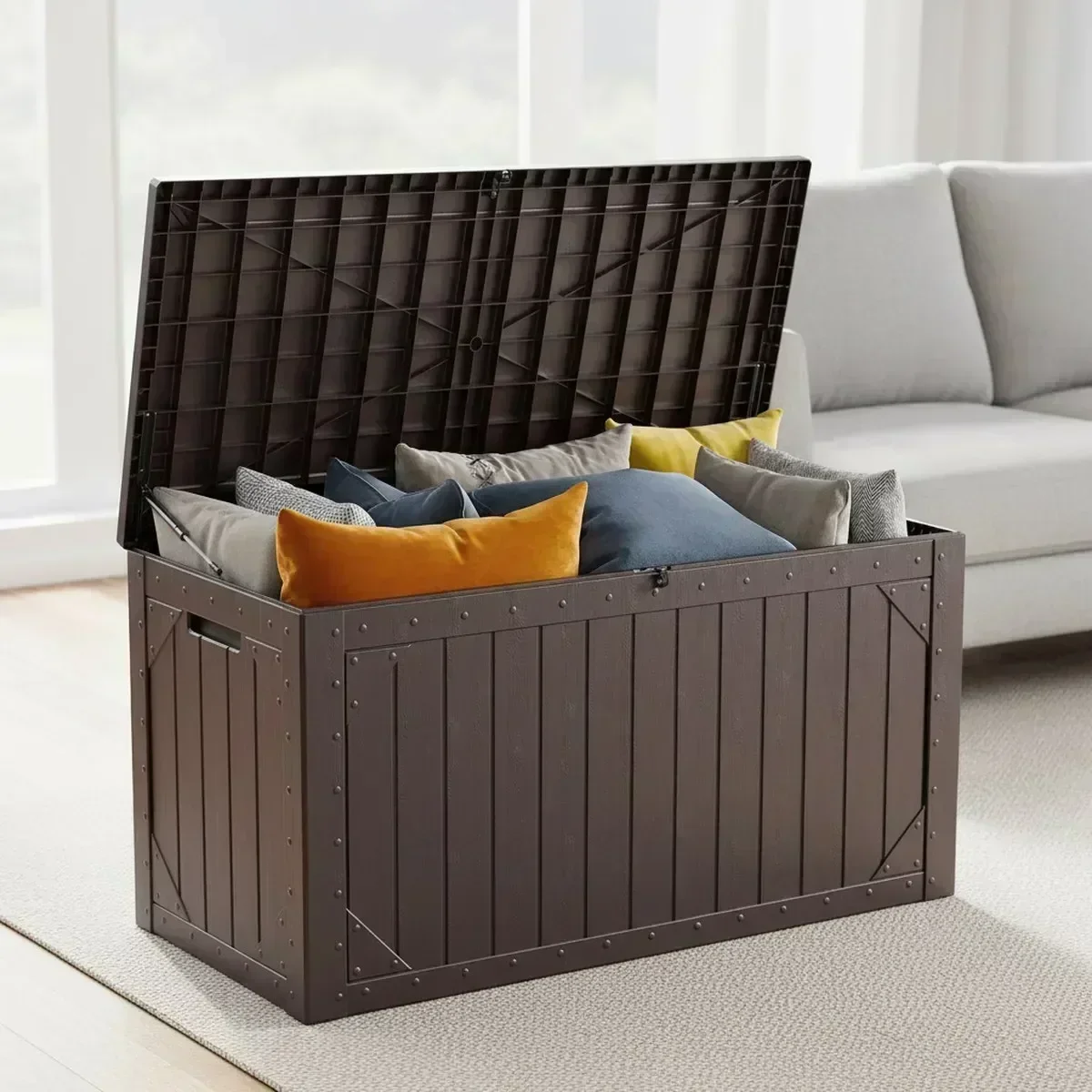 Gardening Tools Organizer - صندوق تخزين كبير مقاوم للماء للفناء