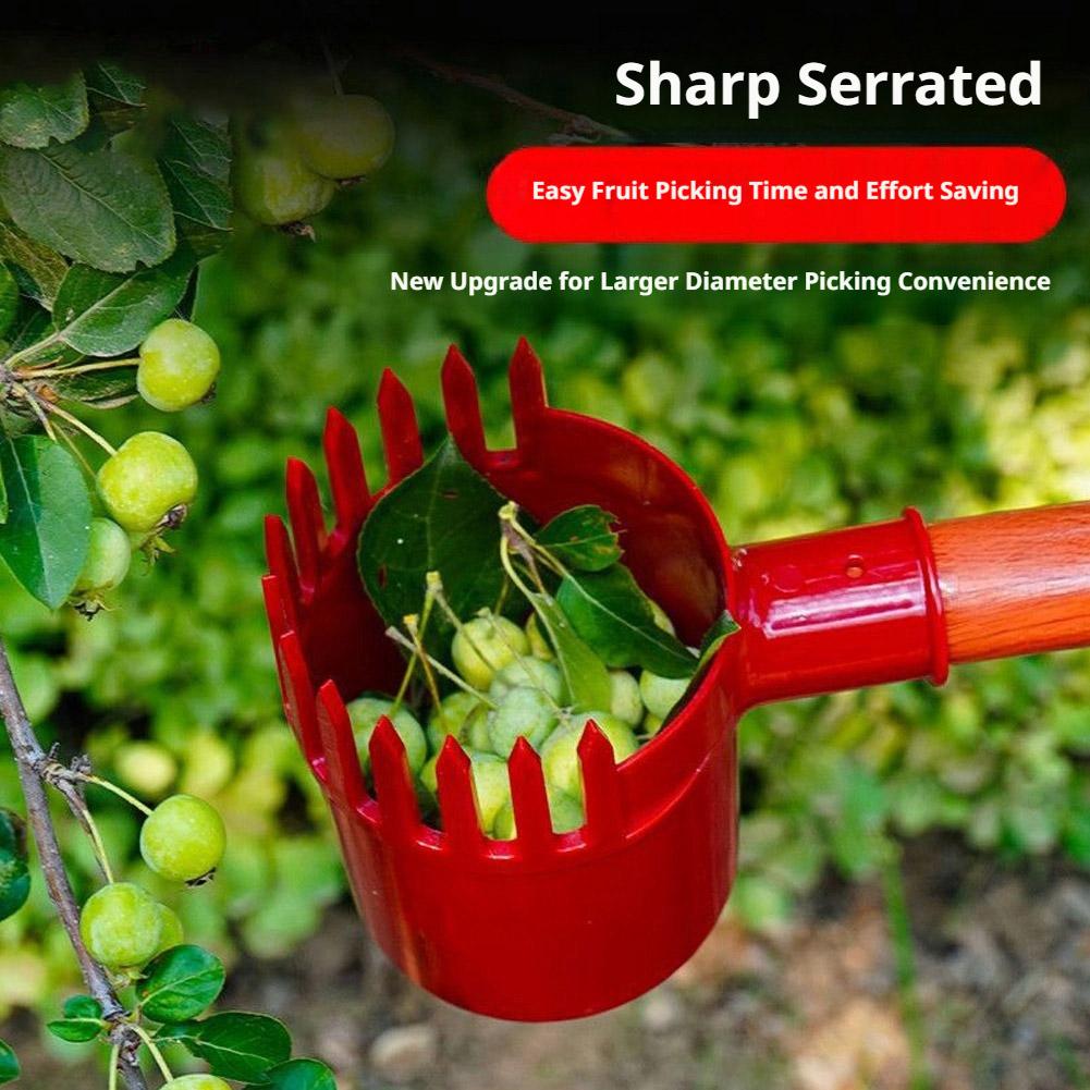 Gardening Tools Rack - أداة قطف الفاكهة المحمولة مع سلة