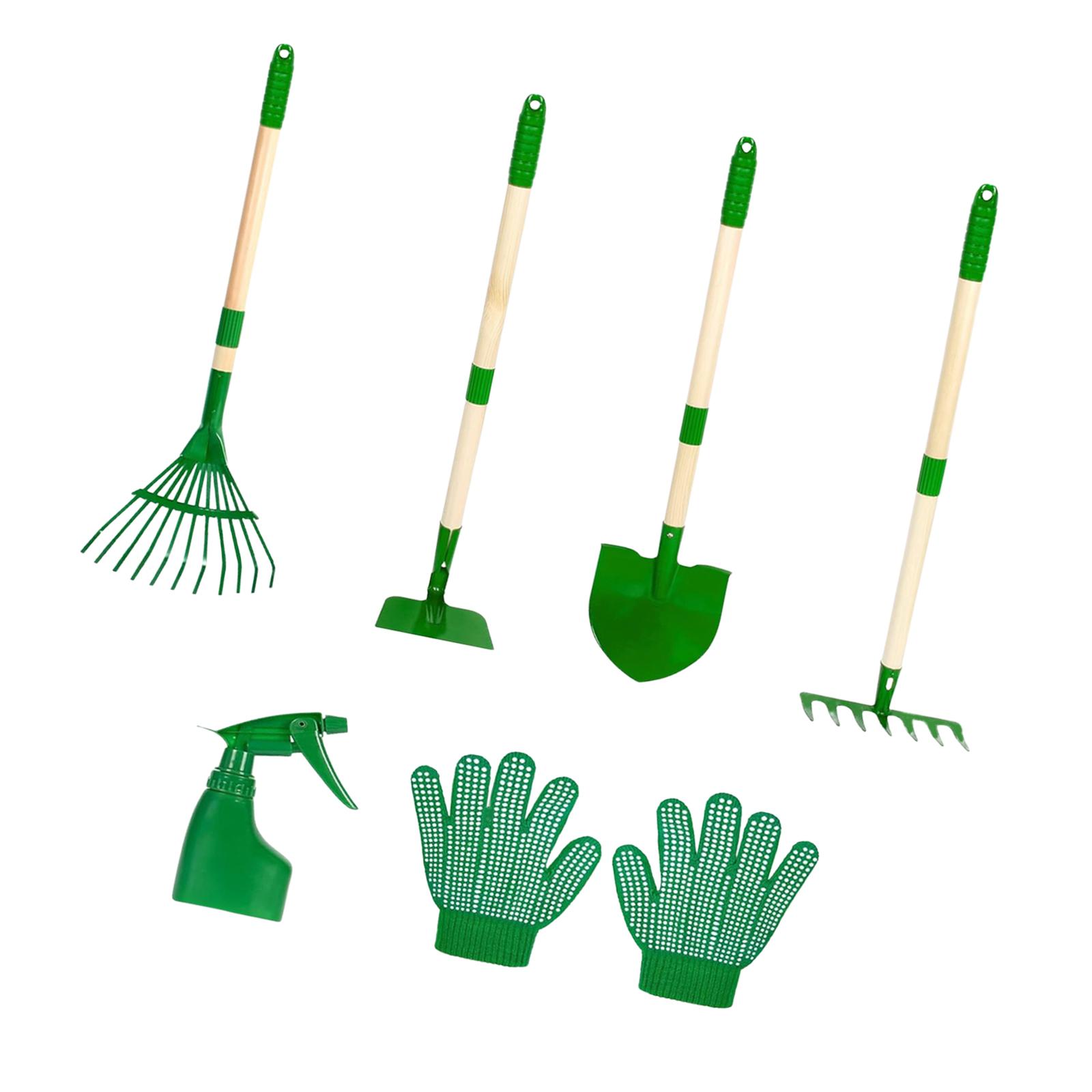 Gardening Tools Set Gift - 6x أطفال طقم أدوات البستنة في