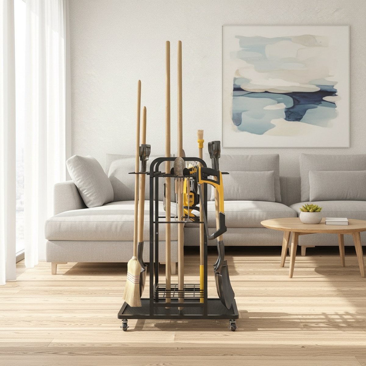 Gardening Tools Rack - عربة أدوات حدائق متينة بثلاث طبقات