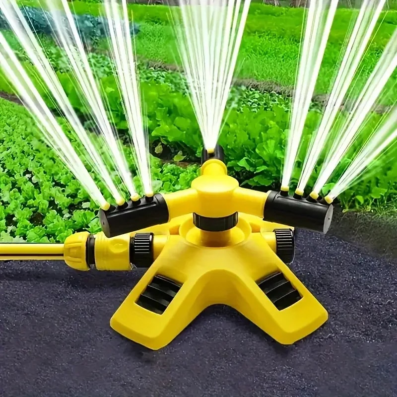رأس رشاش دوار أوتوماتيكي 360 د - مراجعة Gardening Tools Plastic وسعره