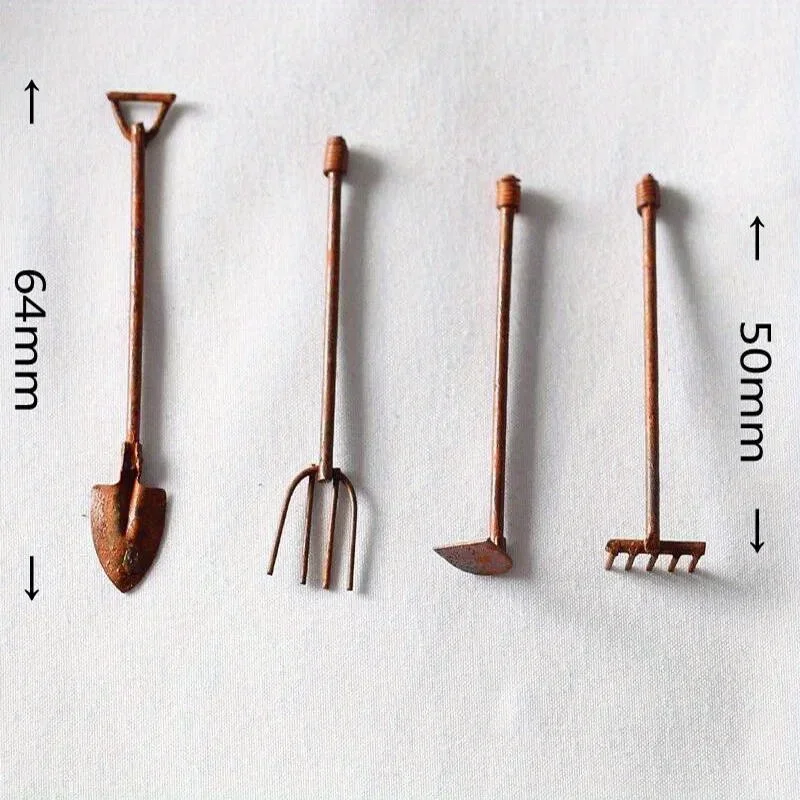 زينات حديقة مصغرة ، مشغولات مع - مراجعة Gardening Tools Toys وسعره