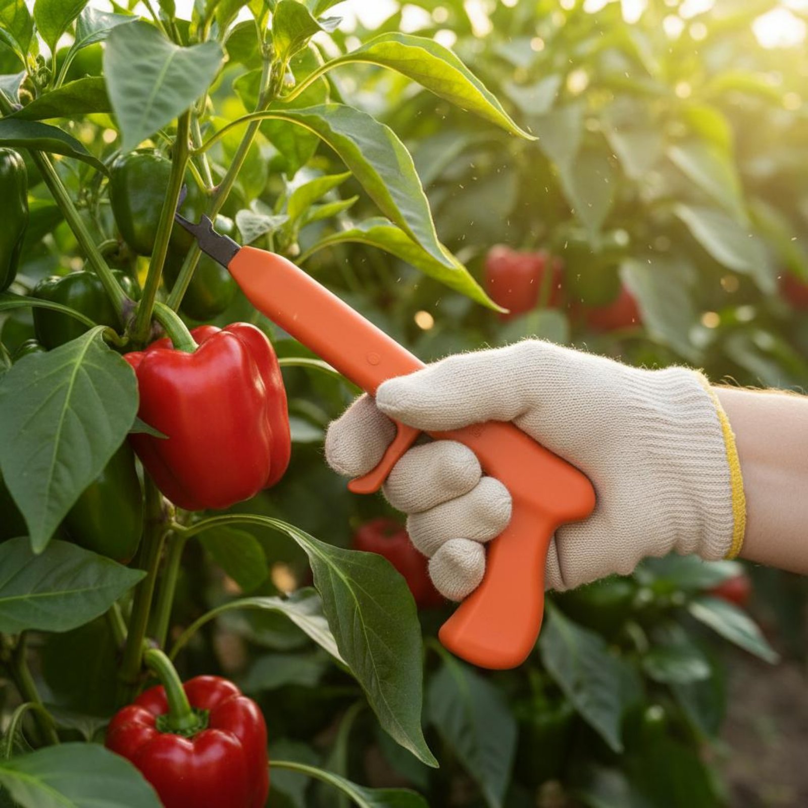مقص قطف الفلفل عالي الأداء، مق - مراجعة Gardening Tools Scissors وسعره