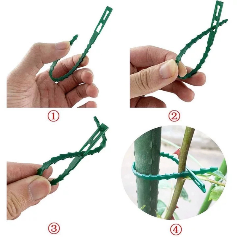 أربطة كابلات نايلون قابلة لإعا - مراجعة Gardening Tools For Vines وسعره