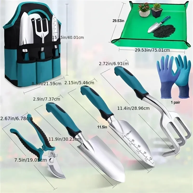 طقم أدوات يدوية للحدائق مكون م - مراجعة Gardening Tools Set Gift وسعره