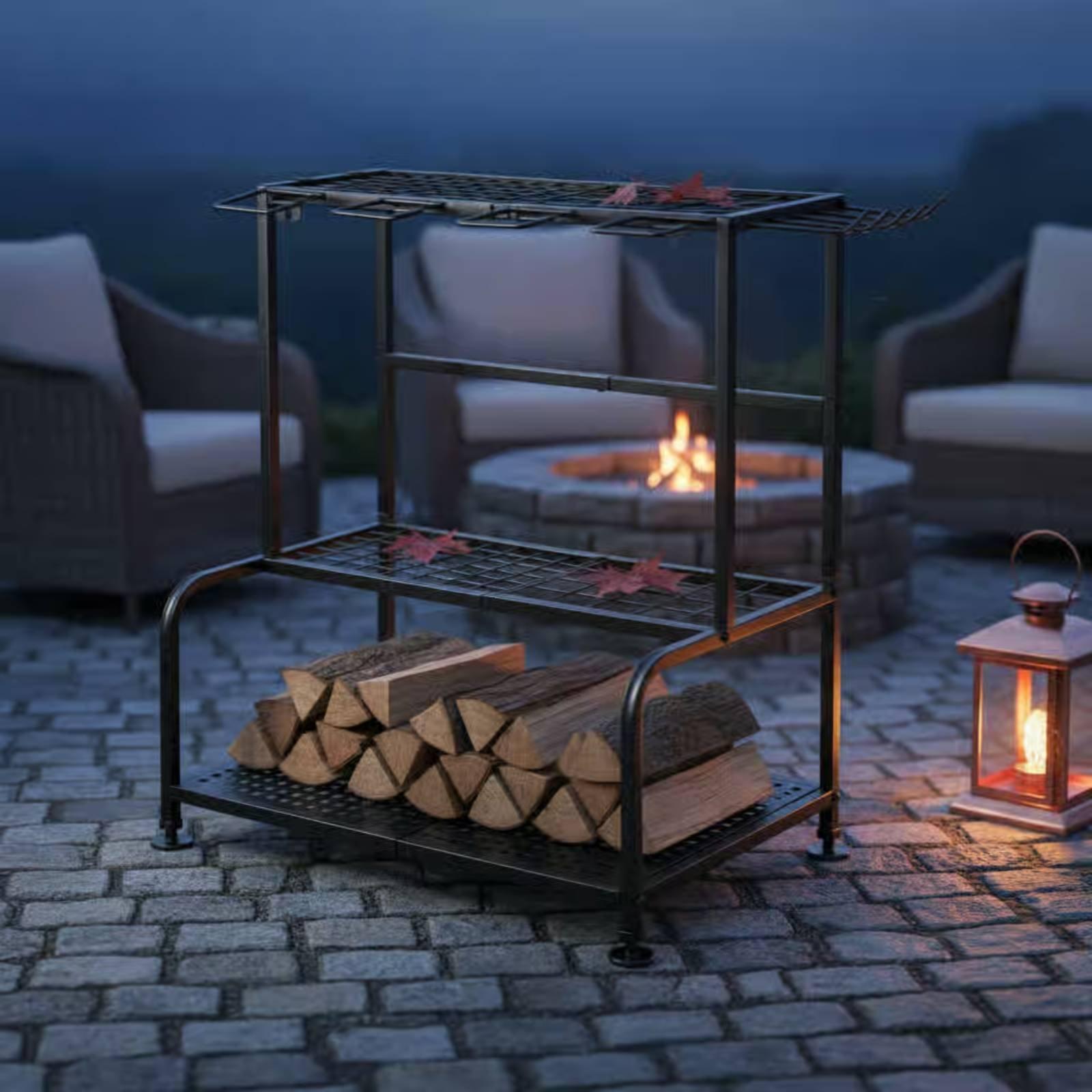 رف أدوات حديقة معدني متعدد الط - مراجعة Gardening Tools Rack وسعره
