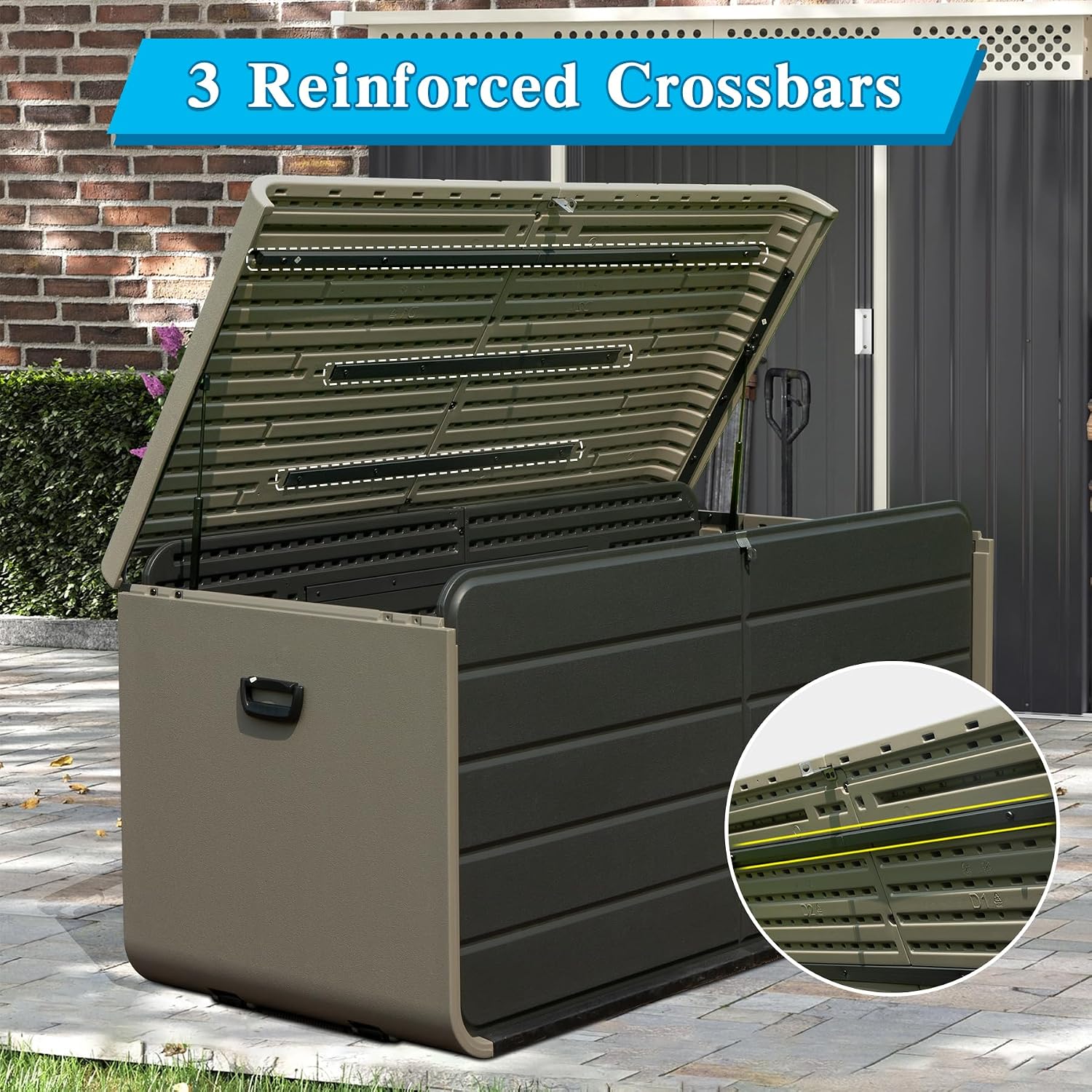 صندوق تخزين داخلي وخارجي سعة 2 - مراجعة Gardening Tools Rack وسعره