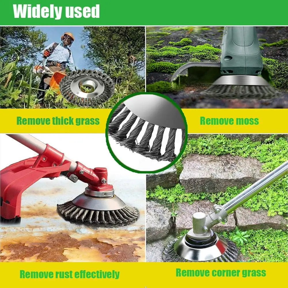 رأس فرشاة سلكية فولاذية 4/6/10 - مراجعة Gardening Tools Bundle وسعره