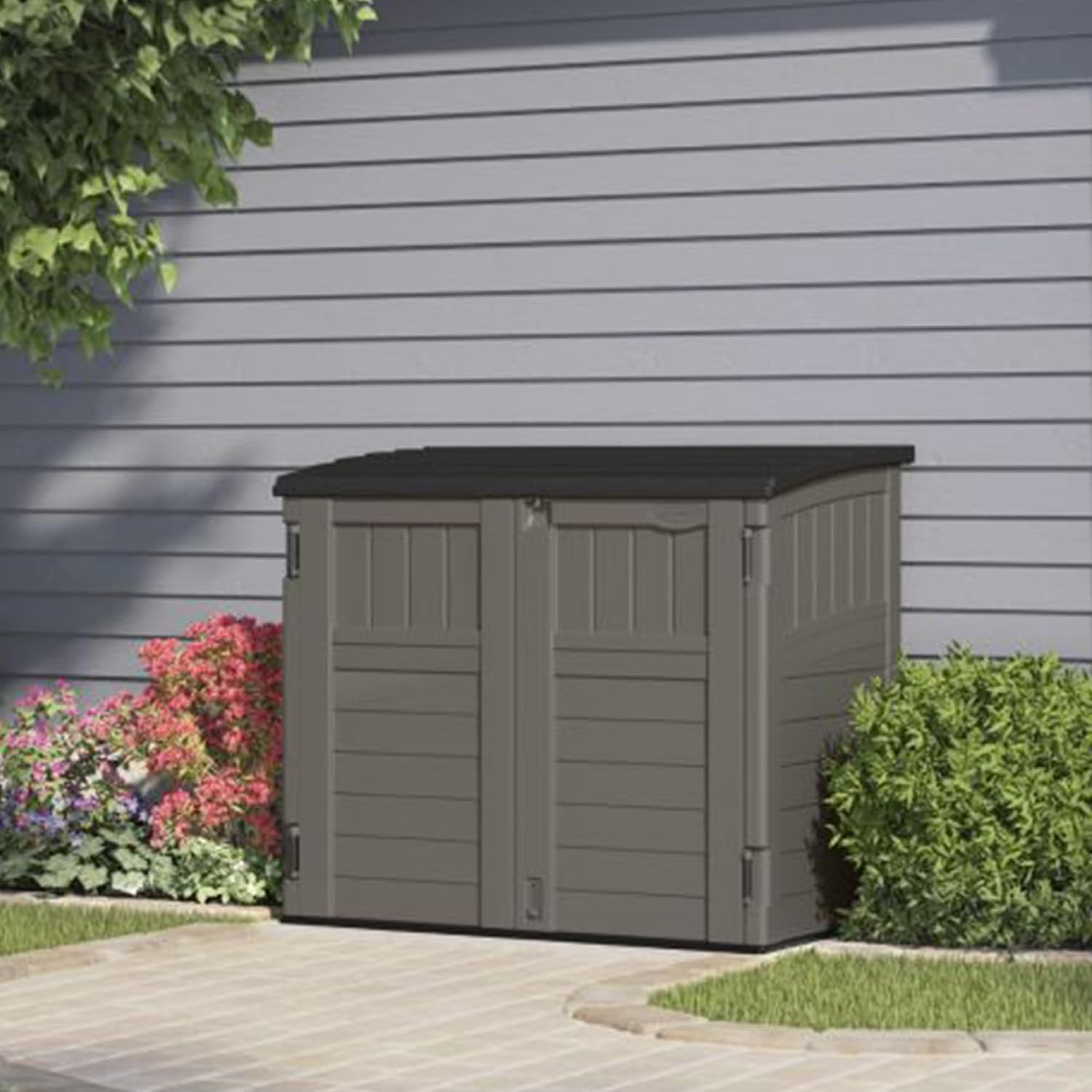 مخزن تخزين خارجي للحديقة الخلف - مراجعة Gardening Tools Organizer وسعره