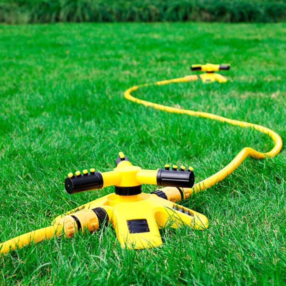 رشاش مياه دوار أوتوماتيكي 360  - مراجعة Gardening Tools Plastic وسعره