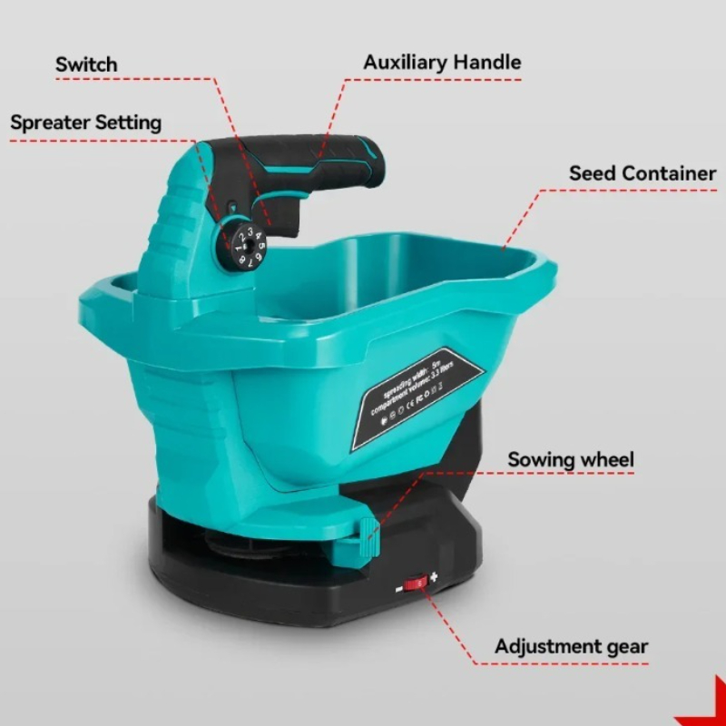 6 التروس التلقائي الأسمدة مفرش - مراجعة Gardening Tools Vegetables وسعره