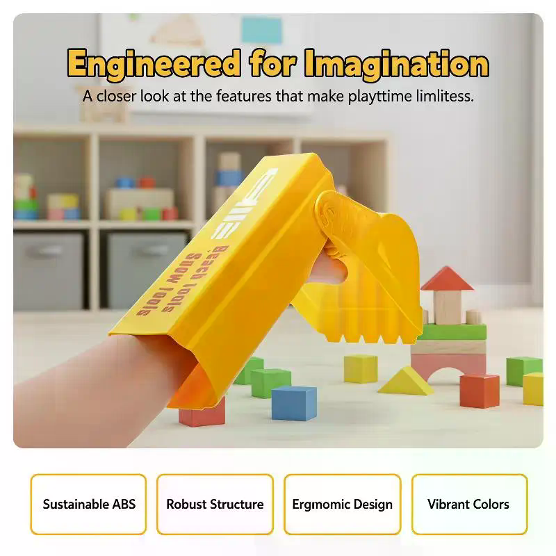 مجرفة رمل وثلج احترافية باللون - مراجعة Gardening Tools Toys وسعره