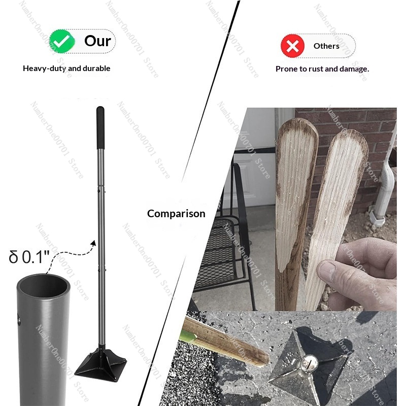 أداة دك التربة الفولاذية القاب - مراجعة Gardening Tools Uses وسعره