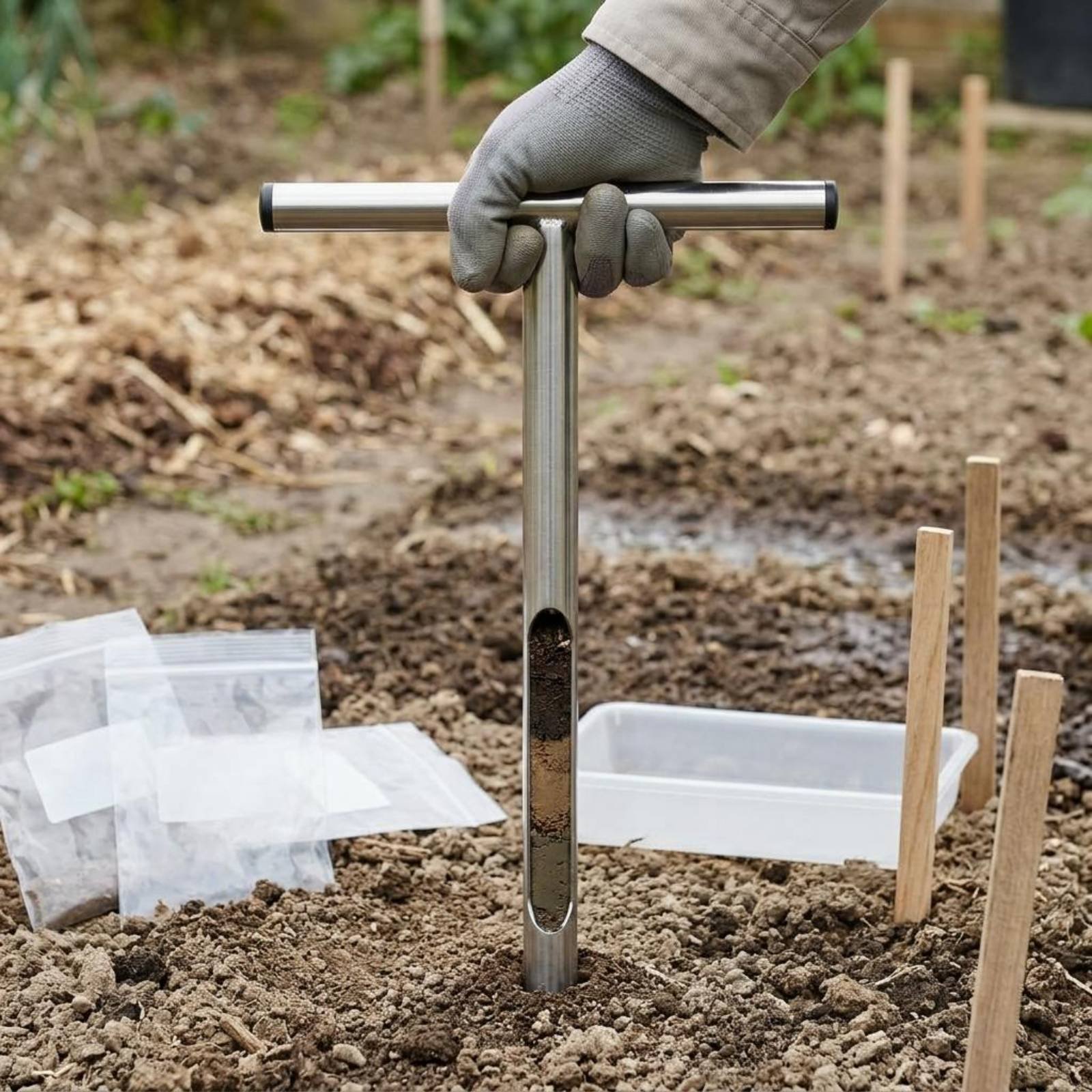 أداة أخذ عينات التربة من الفول - مراجعة Gardening Tools Uses وسعره
