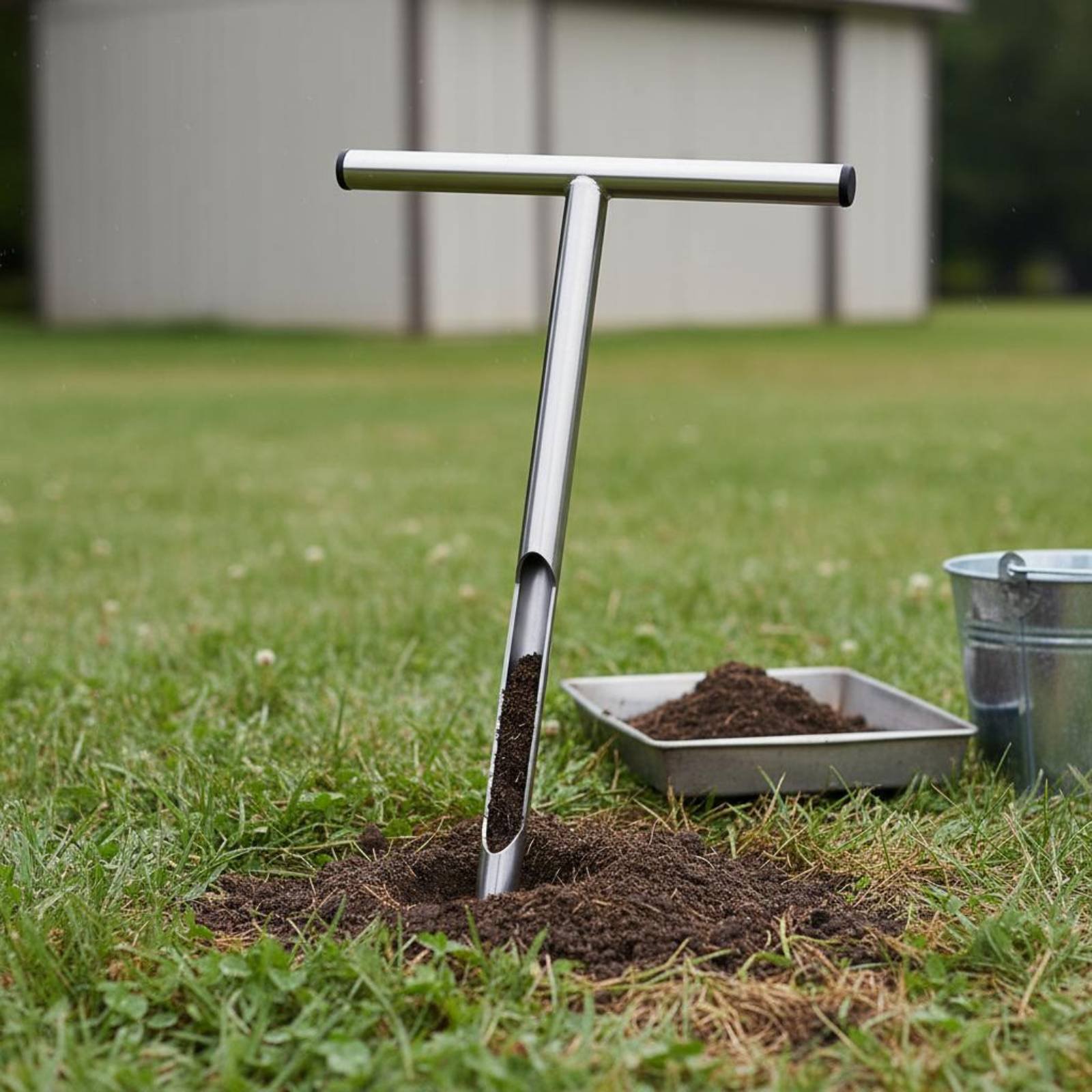 أداة أخذ عينات التربة من الفول - مراجعة Gardening Tools Uses وسعره