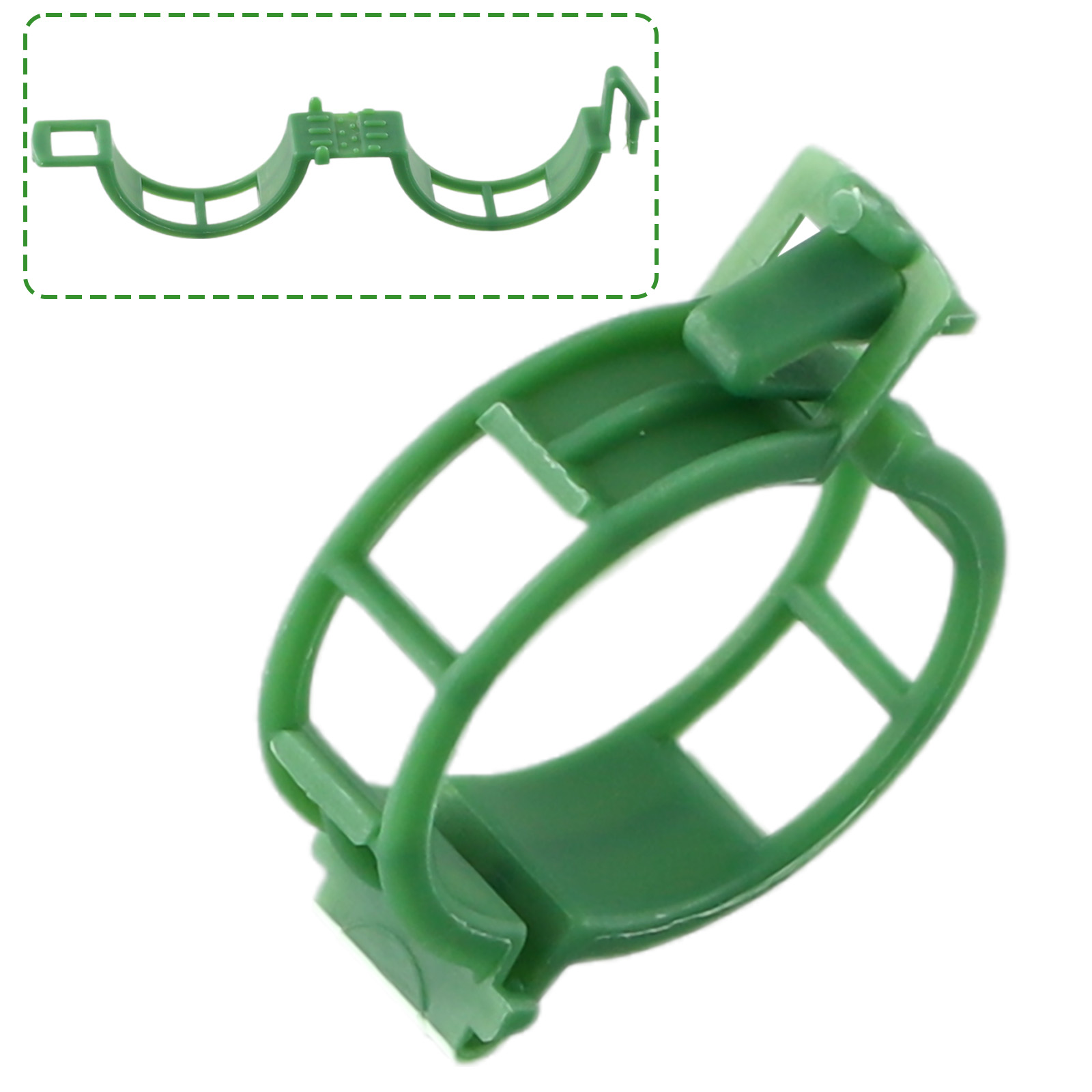 100x مشابك تثبيت نباتات الحديق - مراجعة Gardening Tools For Vines وسعره