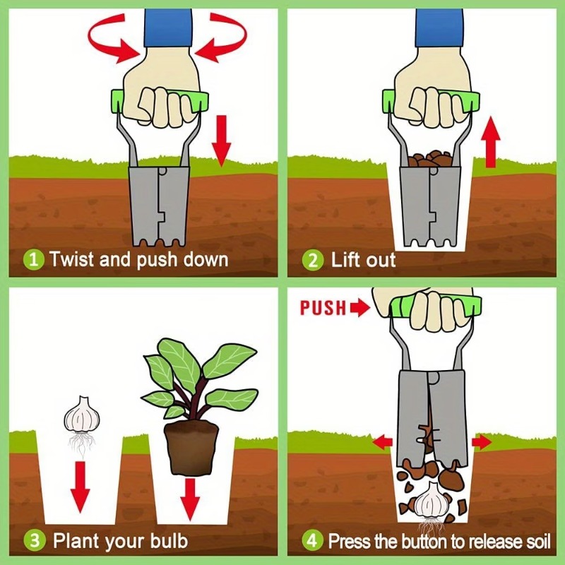أداة يدوية لزراعة الشتلات من 1 - مراجعة Gardening Tools Vegetables وسعره