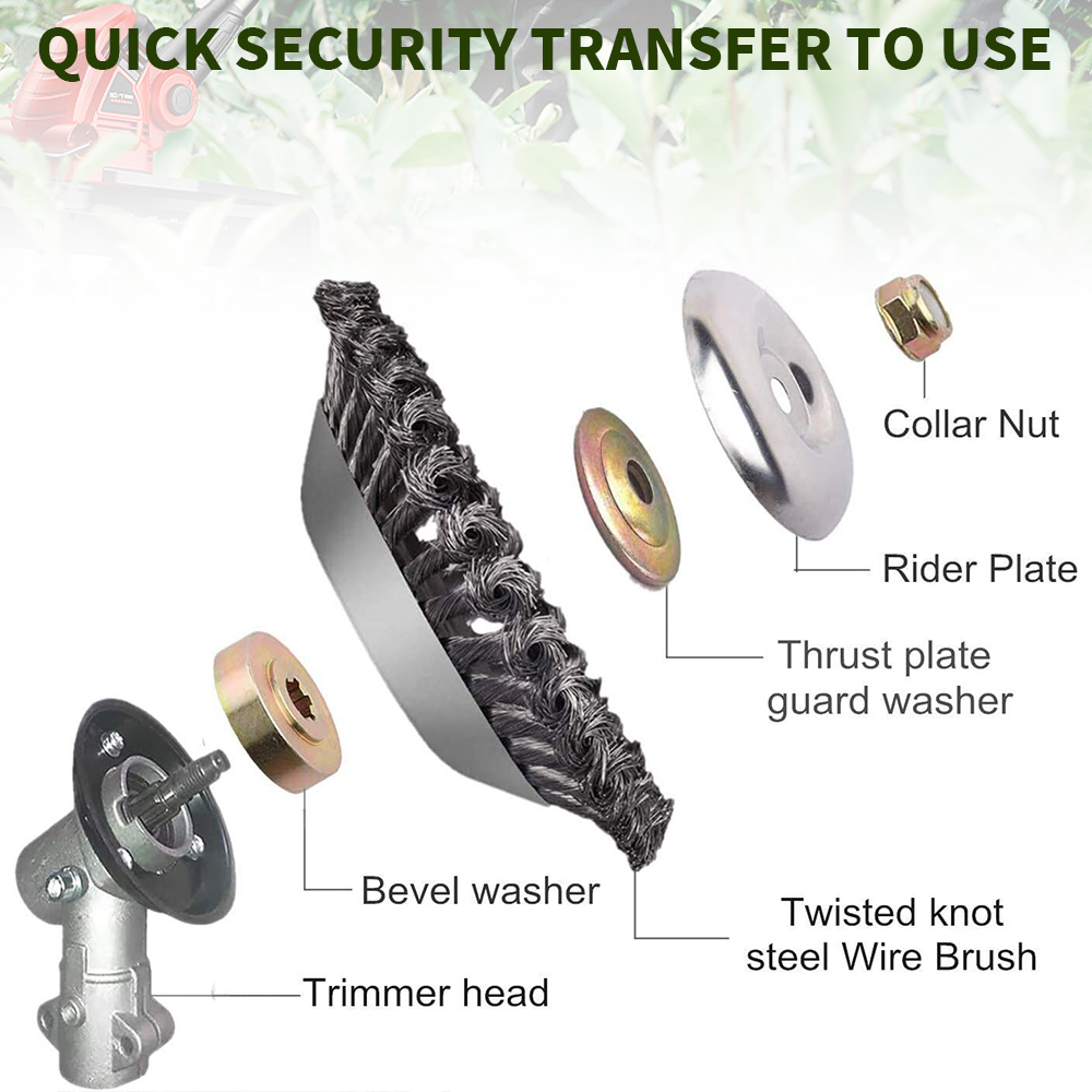6/8 بوصة العشب الانتهازي رئيس  - مراجعة Gardening Tools To Remove Grass وسعره