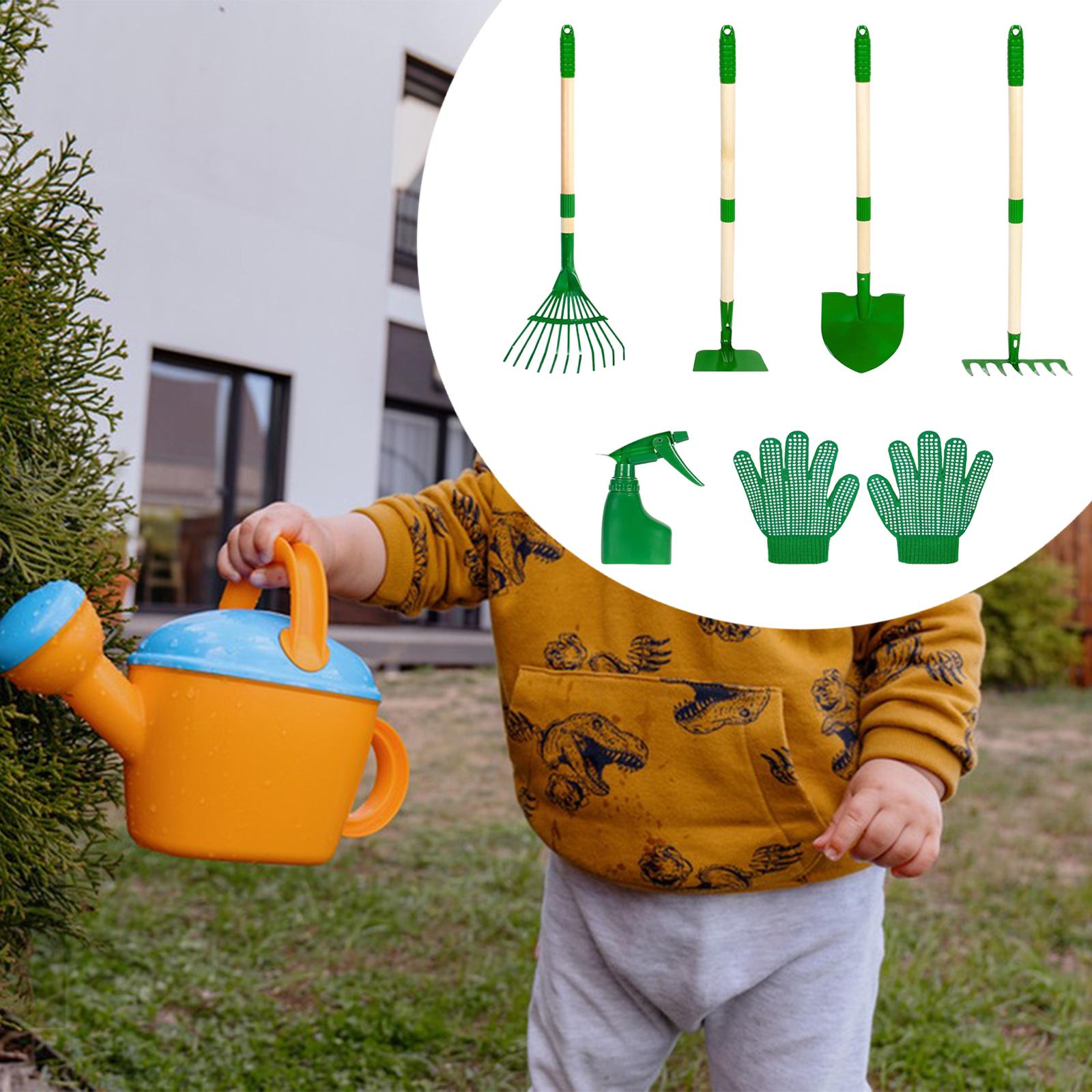 6x أطفال طقم أدوات البستنة في  - مراجعة Gardening Tools Set Gift وسعره