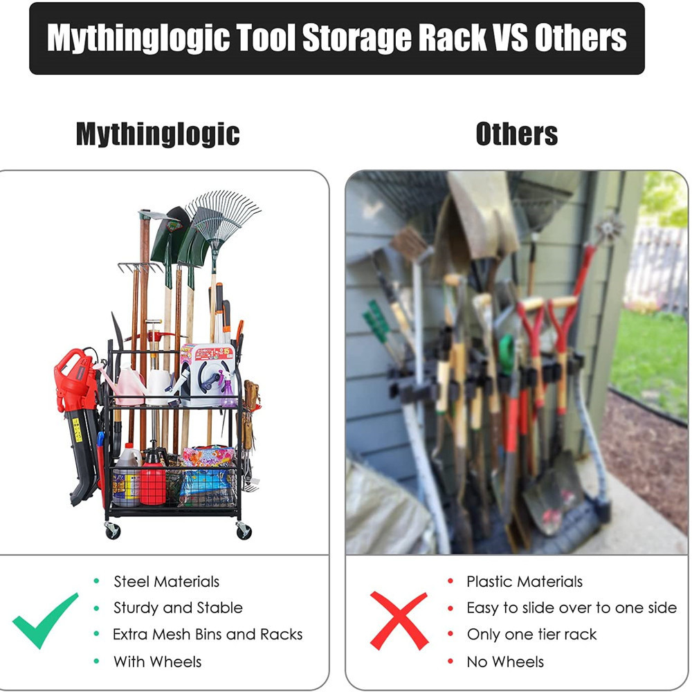 منظم أدوات الحديقة، حامل أدوات - مراجعة Gardening Tools Organizer وسعره