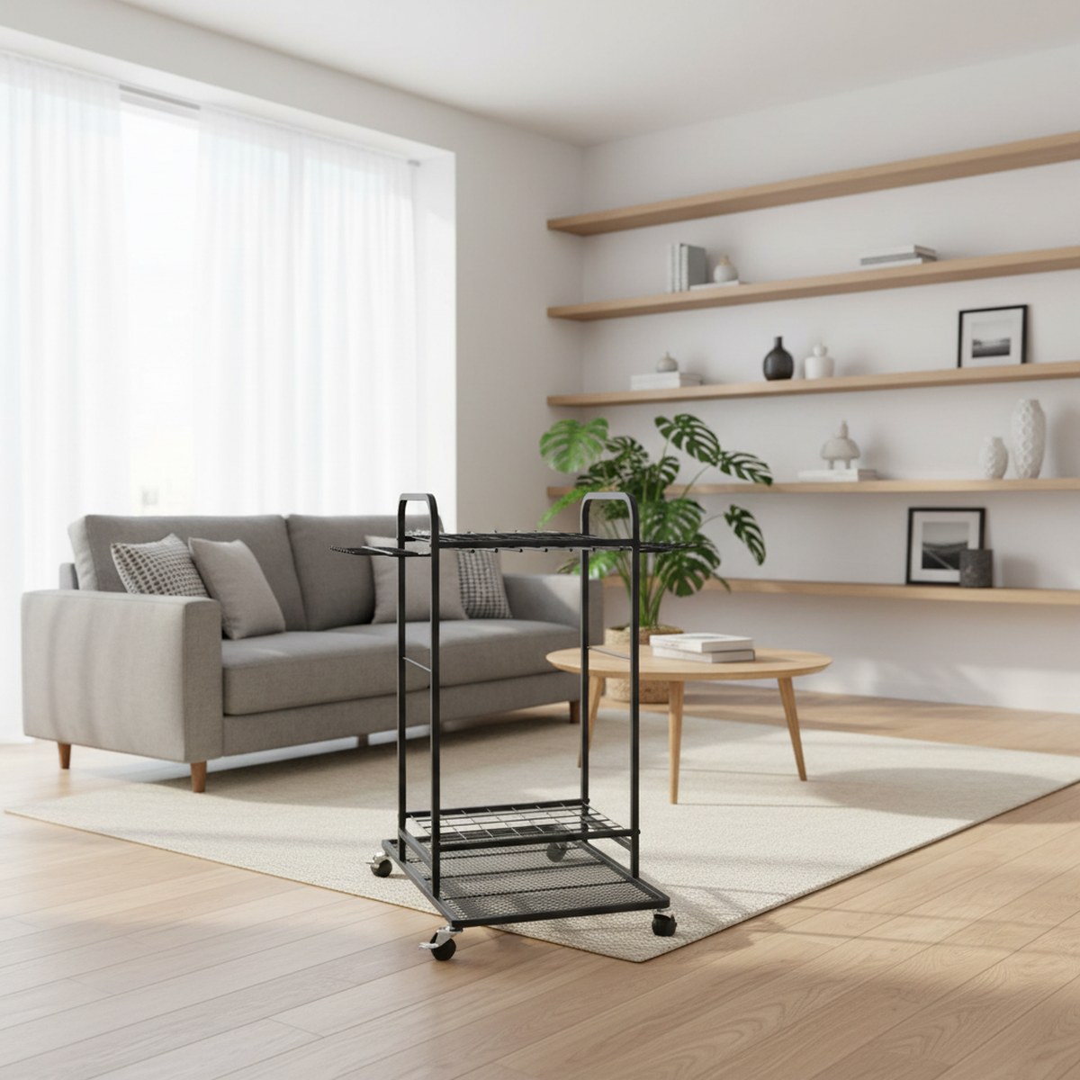 عربة أدوات حدائق متينة بثلاث ط - مراجعة Gardening Tools Rack وسعره