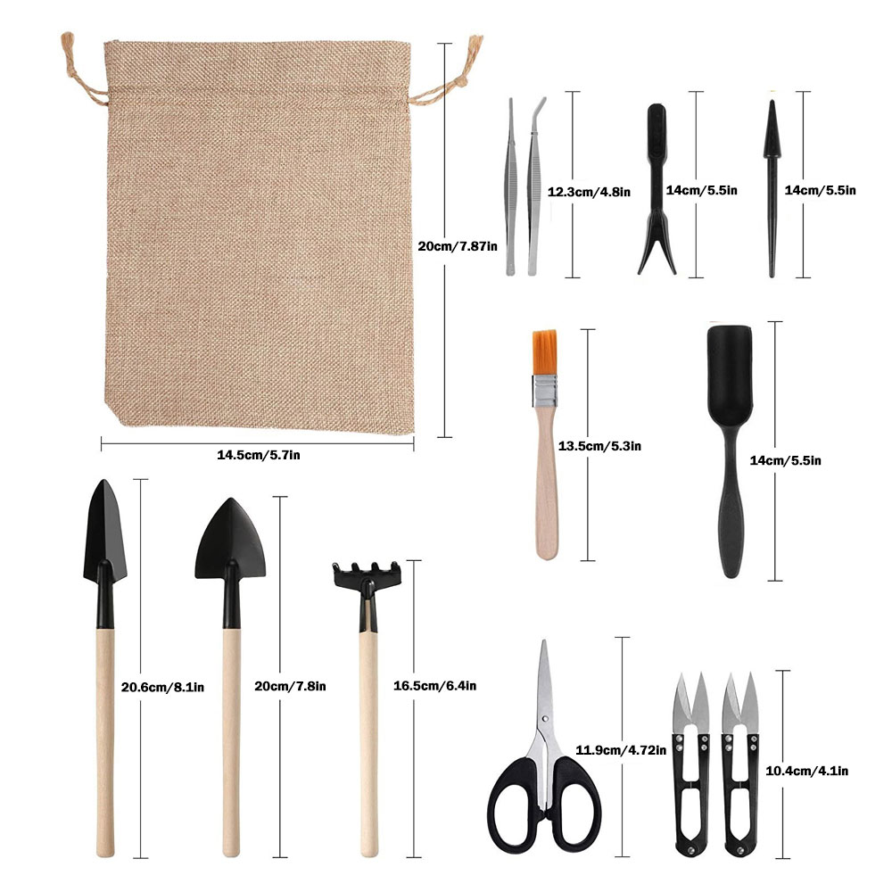 أدوات النباتات النضرة حديقة صغ - مراجعة Bonsai Tool Set وسعره
