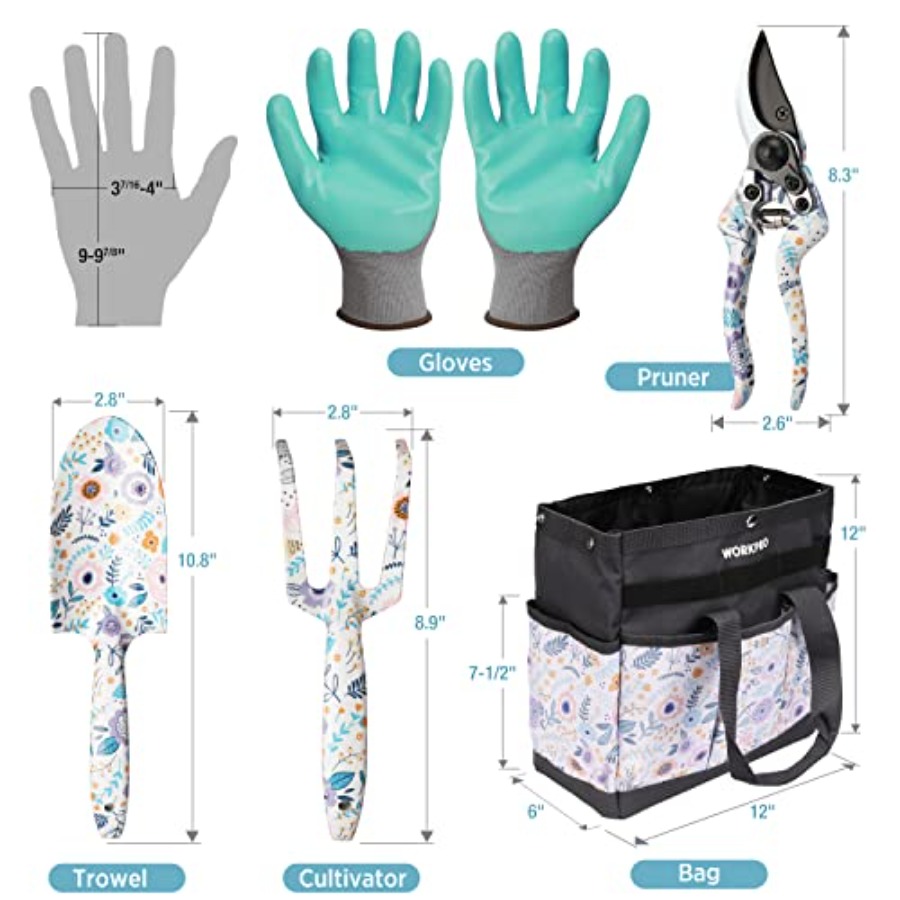 مجموعة أدوات الحدائق من 5 قطع، - مراجعة Gardening Tools Set Gift وسعره